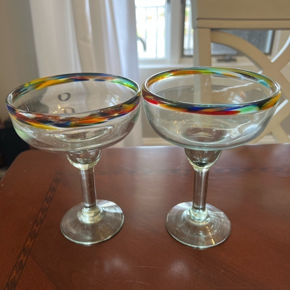 Pier 1 Margarita Glasses (2)